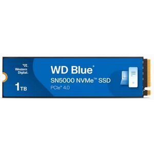WD Blue SN5000 SSD 1TB M.2 NVMe Gen4 5150/4900 MBps obraz