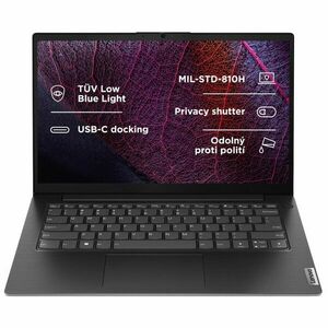 Lenovo V14 G4 AMN Ryzen3 7320U 8GB 512GB-SSD 14"FHD TN AG IntegRadeon Win11Home Black obraz