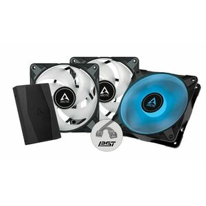 Arctic ventilátor P12 PWM PST A-RGB 3k balení + ovládač obraz