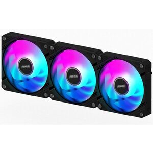 Gigabyte AORUS EZ CHAIN FAN 120, ARGB, black, 3-Pack obraz