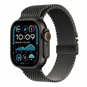 Apple Watch Ultra 2 GPS + Cellular 49mm Black Titanium Case with Black Titanium Milanese Loop - M obraz