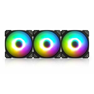 InWin Case fan Neptune AN120, 120mm, ARGB, Black (Triple pack+ Extension cables) obraz