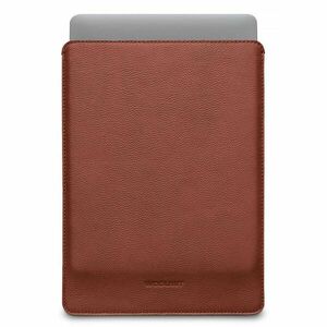 Woolnut Leather Sleeve for Macbook Pro 14 - Cognac obraz