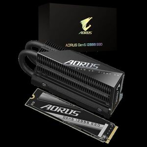 Gigabyte AORUS 12000 SSD 1TB M.2 NVMe Gen5, HeatSink 11700/9500 MBps obraz