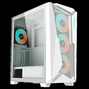 Gigabyte case C301 GLASS WHITE, ATX, Mid Tower, white obraz