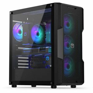 ENDORFY case Regnum 400 ARGB / ATX / 4x120mm ARGB / 2xUSB / presklená bočnice / černá obraz