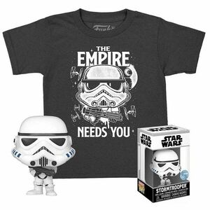 Funko Pocket Pop! & Tee (Child): Star Wars - Stormtrooper obraz