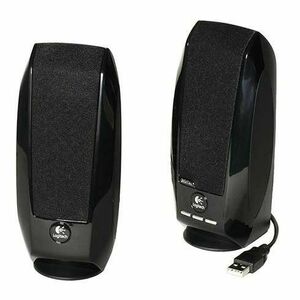 Logitech S150 - speakers 2.0, black, 5W RMS, USB obraz