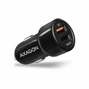 AXAGON PWC-QC5, QC & SMART nabíjačka do siete 31.5W, 2x USB-A port, QC3.0/AFC/FCP + 5V/1.6A obraz
