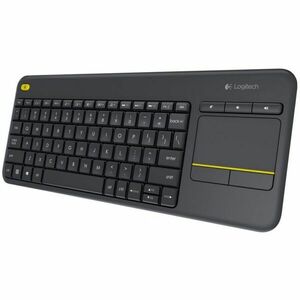 Logitech K400 Plus - Wireless Touch Keyboard - BLACK - SK/CZ obraz