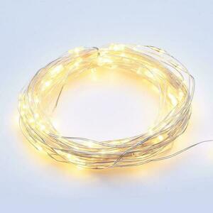 ACA Lighting 20 LED dekorační řetěz WW stříbrný měďený kabel na baterie 2xCR2032 IP20 2m+10cm 1.2W X0120113 obraz