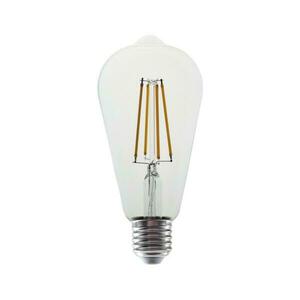 ACA Lighting LED FILAMENT E27 ST64 6W 4000K 230V 830lm RA80 CONDI6NW obraz