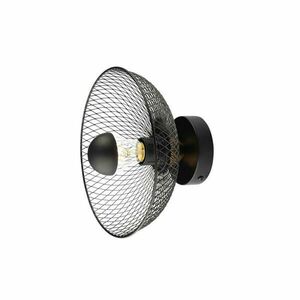 ACA Lighting nástěnné svítidlo 1XE27 černý kov D24X12CM KOBE HL45841W25B obraz