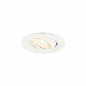 BIG WHITE (SLV) NEW TRIA® 45 DL, kulaté, vestavné stropní svítidlo, 2700 K, 24°, bílé 1009002 obraz