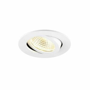 BIG WHITE (SLV) NEW TRIA® 68 vestavné stropní svítidlo, PHASE, AIRTIGHT, kulaté, 3000 K, 7, 5 W, bílé 1009022 obraz