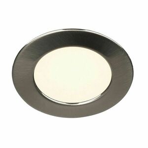 SLV BIG WHITE DL 126, vestavné svítidlo, LED, 2700K, kulaté, kartáčovaný kov, 2, 8 W 112165 obraz