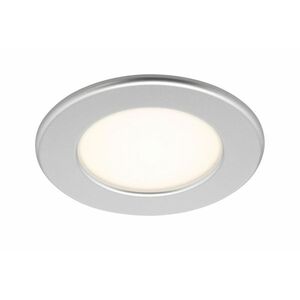 BRILONER LED vestavné svítidlo, pr. 11, 5 cm, 6 W, matný chrom IP44 BRI 7053-014 obraz
