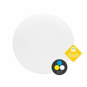 Ecolite LED stropní svítidlo kruh HF senzor pohybu 12W 980lm CCT IP44 bílé WCLR-HF/12W/CCT obraz