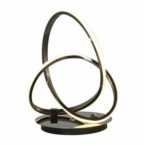 GeeTi Stolní lampa Bandol 12W 1200lm 3000K černý chrom obraz