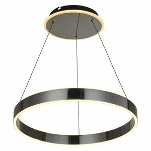 GeeTi Závěsné svítidlo Marling 50W 5000lm 3000K černý chrom obraz