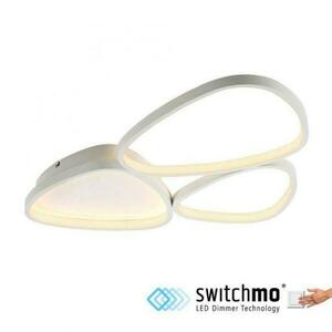 JUST LIGHT LED stropní svítidlo 3 krokové stmívač bílé paměťová funkce do ložnice krokově stmívatelné 3000K LD 14049-16 obraz