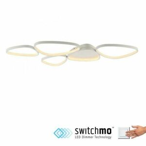 JUST LIGHT LED stropní svítidlo bílé paměťová funkce do obývacího pokoje krokově stmívatelné 3000K LD 14045-16 obraz