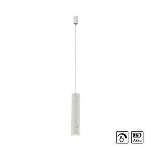 JUST LIGHT LED závěsné svítidlo bílé nastavitelná výška magnetická nabíjecí hlava 3000K LD 18281-16 obraz