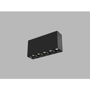 LED2 1491153D Stropní svítidlo LINEAR II ON 5, B DALI/PUSH 10W 3000K/3500K/4000K UGR černá obraz
