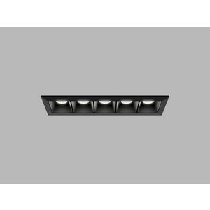 LED2 2491353D Zápustné svítidlo LINEAR II 5, B DALI/PUSH 10W 3000K/3500K/4000K UGR černá obraz