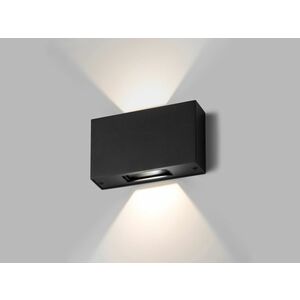 LED2 5131334D Venkovní nástěnné svítidlo BLADE, A DALI/PUSH 2x6W 3000K antracit obraz