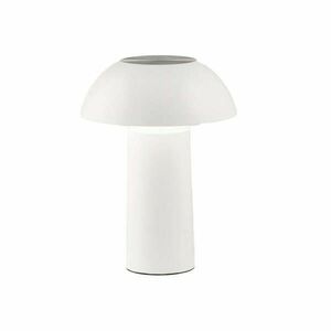FANEUROPE Nabíjecí svítidlo LAMPADA dobíjecí LED MYKES bílá polykarbonát 4, 5 W 300 lm CCT stmívatelné 21x16x16 cm obraz