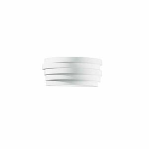 FANEUROPE Nástěnné svítidlo Flow, sádrové, bílé, 1xE27, 29x12, 8x13 cm obraz