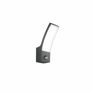 FANEUROPE Nástěnné svítidlo LED SAIL se senzorem hliník difuzor antracit IP65 CCT 3000-4000 K 80x160x245 mm obraz