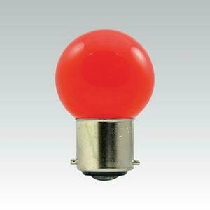 NBB LED G45 230-240V 1W/015 COLOURMAX B22d ČERVENÁ IPX4 250655120 obraz
