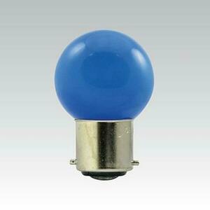 NBB LED G45 230-240V 1W/018 COLOURMAX B22d MODRÁ IPX4 250655150 obraz
