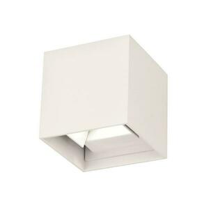 NOVA LUCE venkovní nástěnné svítidlo COMO bílý hliník LED 2x3W 3000K 220-240V nastavitelný úhel 0-90st. IP54 747406 obraz