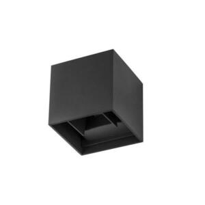 NOVA LUCE venkovní nástěnné svítidlo COMO černý hliník LED 2x3W 3000K 220-240V nastavitelný úhel 0-90st. IP54 847408 obraz