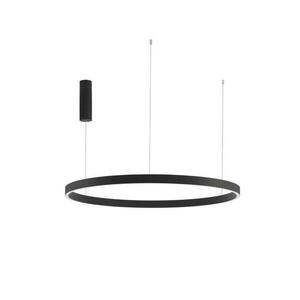 NOVA LUCE závěsné svítidlo ELOWEN černý hliník a silikon LED 100W 3000K stmívatelné 9345668 obraz