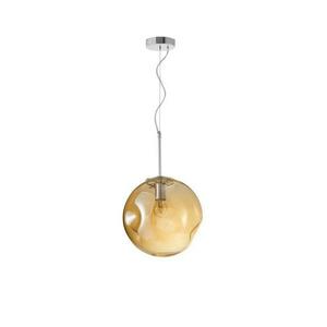 NOVA LUCE závěsné svítidlo MAYAN chromovaný kov šampaň sklo E27 1x12W 230V IP20 bez žárovky 9988104 obraz