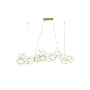 NOVA LUCE závěsné svítidlo NEBULA zlatý kov LED 67.2W 230V 3000K IP20 9186814 obraz