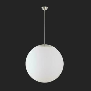 OSMONT ADR53083 ADRIA S5 závěsné skleněné svítidlo nerez broušená / bílá IP40 3x60W E27 obraz