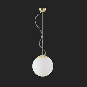 OSMONT ADR60254 ADRIA L2 závěsné skleněné svítidlo mosaz leštěná / bílá IP40 3000 K 20W LED DALI obraz