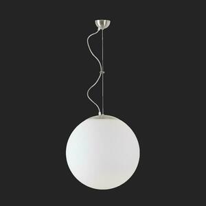 OSMONT ADR60310 ADRIA L4 závěsné skleněné svítidlo nerez broušená / bílá IP40 3000 K 41W LED nouzové kombinované 3 h obraz
