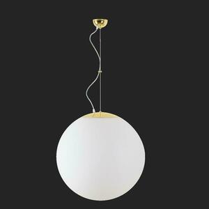 OSMONT ADR60318 ADRIA L5 závěsné skleněné svítidlo mosaz leštěná / bílá IP40 3000 K 48W LED DALI obraz