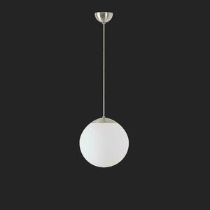 OSMONT ADR60341 ADRIA S2 závěsné skleněné svítidlo nerez broušená / bílá IP40 3000 K 20W LED DALI obraz