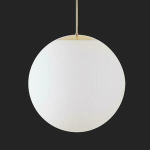 OSMONT ADR62125 ADRIA P5 HP závěsné skleněné svítidlo mosaz leštěná / bílá IP40 3000 K 65W LED DALI obraz