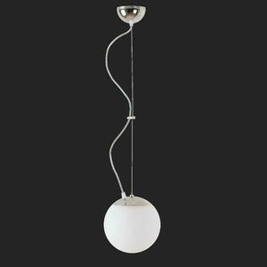 OSMONT ADR70471 ADRIA L1 závěsné skleněné svítidlo nerez leštěná / bílá IP40 3000 K 9W LED DALI obraz