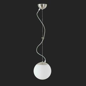 OSMONT ADR70473 ADRIA L1 závěsné skleněné svítidlo nerez broušená / bílá IP40 3000 K 9W LED DALI obraz