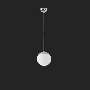 OSMONT ADR70479 ADRIA S1 závěsné skleněné svítidlo nerez leštěná / bílá IP40 3000 K 9W LED DALI obraz
