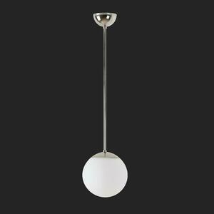 OSMONT ADR70955 ADRIA P1 závěsné skleněné svítidlo nerez leštěná / bílá IP40 4000 K 9W LED DALI obraz